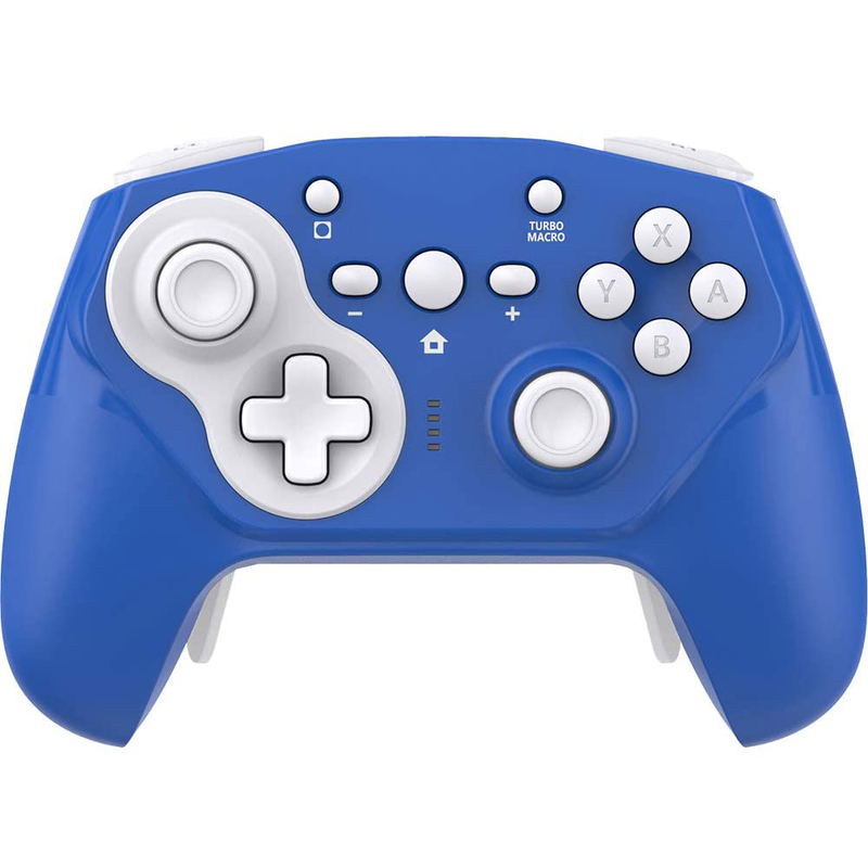 Cyber Gadget Gyro Wireless Controller PRO for Nintendo Switch (Blue x White) image 1