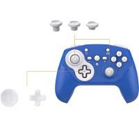 CYBER・Gyro Wireless Controller PRO for Nintendo Switch (Blue x White)