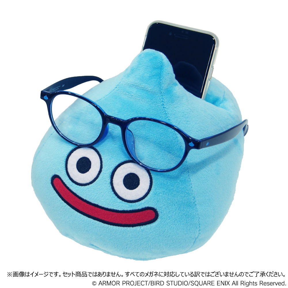 Étui à Lunettes Dragon Quest – Slime Brodé – Pochette Officielle Square Enix – Japon – Neuf