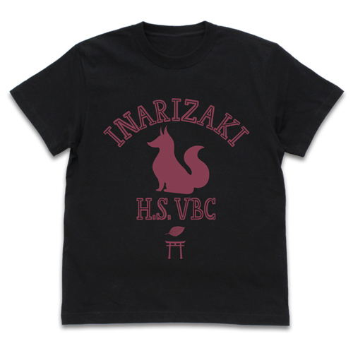 Haikyuu To The Top - Inarizaki High School Volleyball Club T-shirt Black (M Size) image 1
