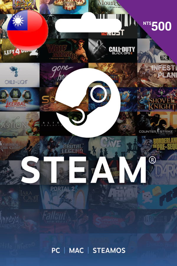 Steam Gift Card (TWD 500 | For TWD Currency Only) <span class="ext" style="background-color: #2a475e; color: #FFFFFF;">STEAM</span> <span class="ext ext_digital">digital</span> image 1