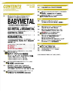 Young Guitar January 2021 Issue [Cover: Babymetal]