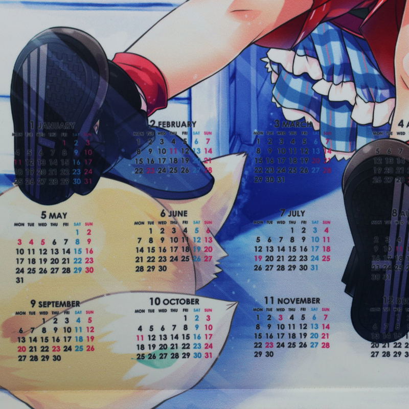 Maitetsu W Suede B2 Wall Scroll Calendar: Paulette & Reina image 3