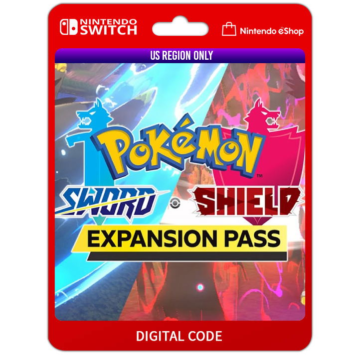 Pokemon Sword & Shield Expansion Pass (DLC) Nintendo®️ Switch Digital