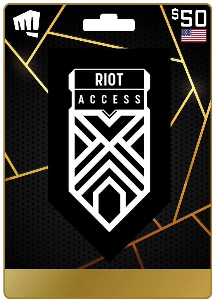 Riot Access (50 USD) | Global Account <span class="ext ext_digital">digital</span> image 1