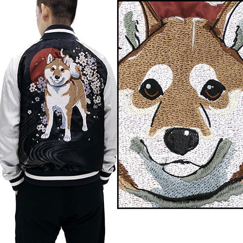 Doomsday With My Dog - Designed By Yu Ishihara Haru-san Embroidery Sukajan (M Size) image 5