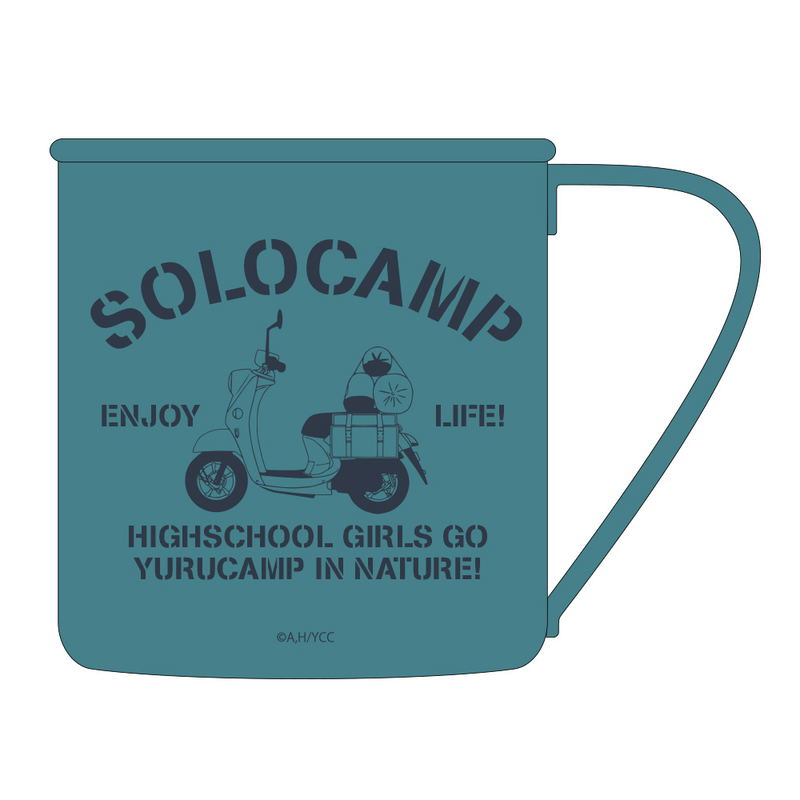 Yurucamp - Shima Rin's Scooter Painted Stainless Steel Mug image 1