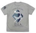 501st Joint Fighter Wing Strike Witches: Road to Berlin Eila Ilmatar Juutilainen Personal Mark T-shirt Mix Gray (L Size) thumbnail 1