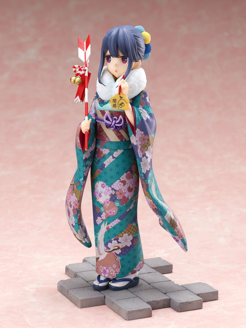 Yuru Camp Season 2 1/7 Scale Pre-Painted Figure: Shima Rin Furisode Ver. image 4