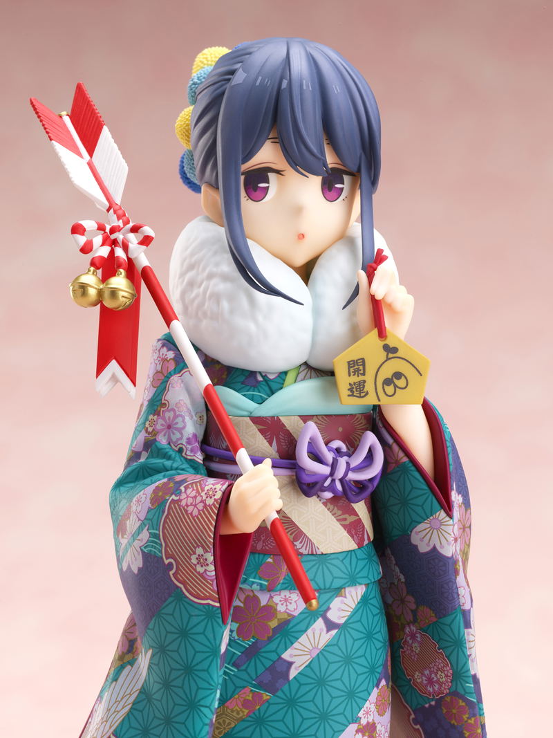 Yuru Camp Season 2 1/7 Scale Pre-Painted Figure: Shima Rin Furisode Ver. image 6