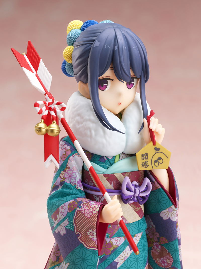 Yuru Camp Season 2 1/7 Scale Pre-Painted Figure: Shima Rin Furisode Ver. image 7