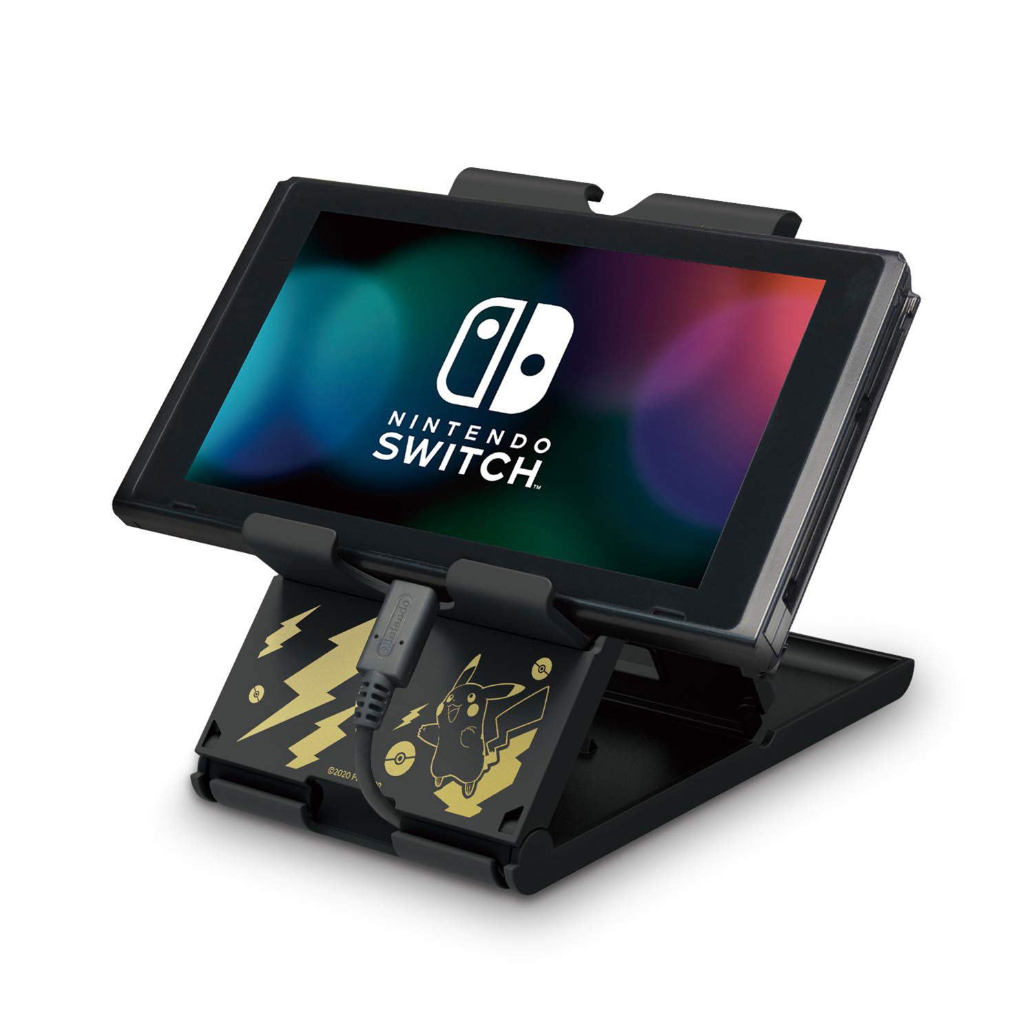 Nintendo Switch PlayStand (Pokémon: Pikachu Black & Gold) އަށް Nintendo ...
