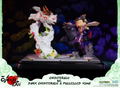 Okamiden - Chibiterasu vs. Dark Chibiterasu & Possessed Kuni Painted Statue [Standard Edition] thumbnail 21