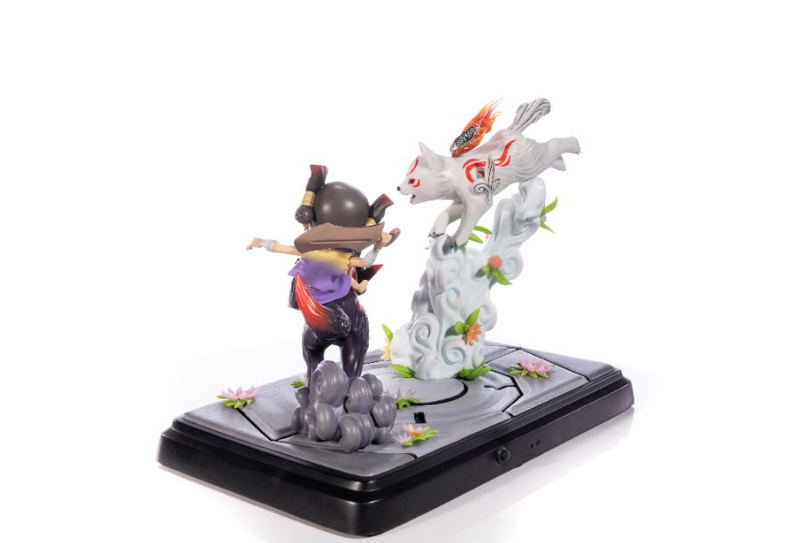 Okamiden - Chibiterasu vs. Dark Chibiterasu & Possessed Kuni Painted Statue [Standard Edition] image 4