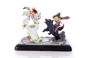 Okamiden - Chibiterasu vs. Dark Chibiterasu & Possessed Kuni Painted Statue [Standard Edition]_