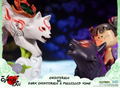 Okamiden - Chibiterasu vs. Dark Chibiterasu & Possessed Kuni Painted Statue [Standard Edition] thumbnail 14