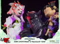 Okamiden - Chibiterasu vs. Dark Chibiterasu & Possessed Kuni Painted Statue [Standard Edition] thumbnail 15