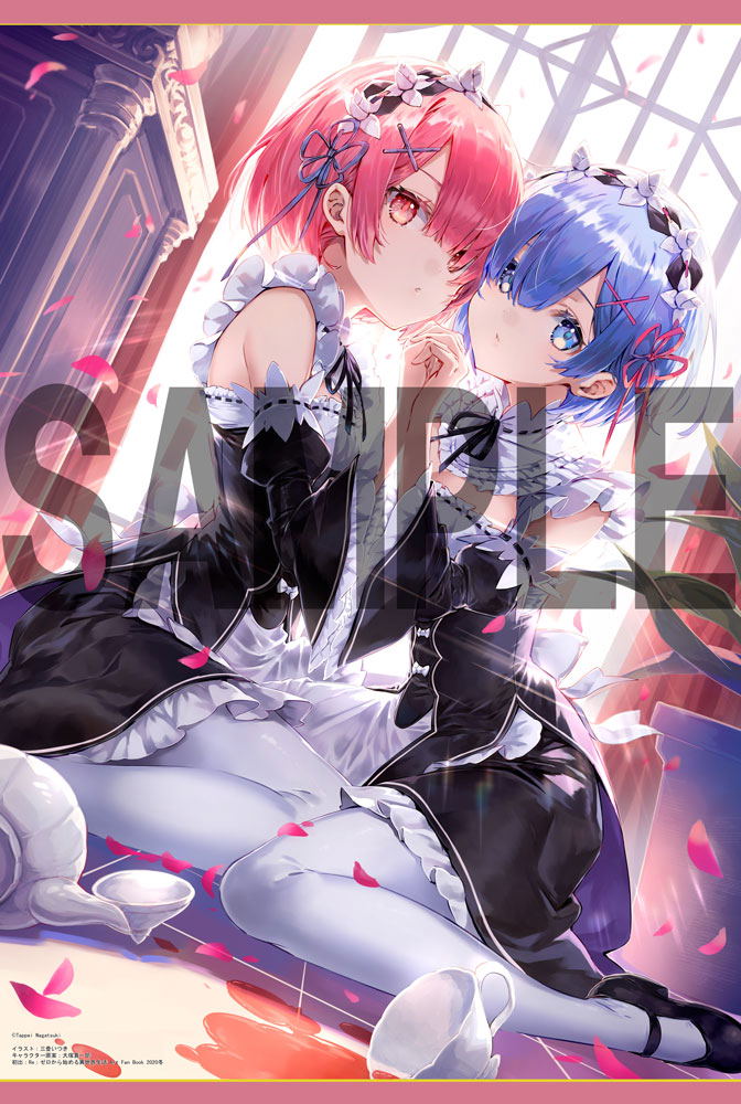 Anime Re: Zero kara Hajimeru Isekai Seikatsu Rem Ram Poster Wall