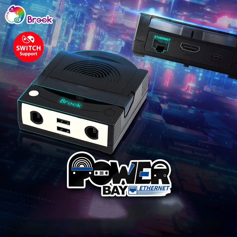Brook Power Bay (Ethernet) for Nintendo Switch, Nintendo Switch