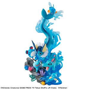 G.E.M. EX Series Pocket Monsters Pre-Painted PVC Figure: Water Type Dive To Blue