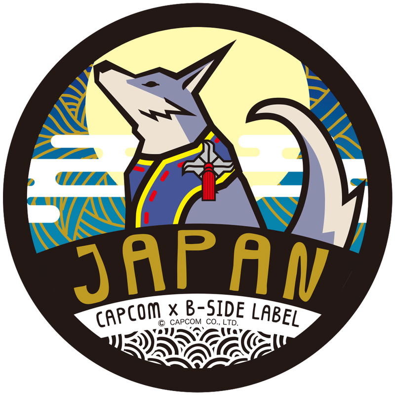 Capcom x B-Side Label Sticker Monster Hunter - Palamute (Japan)