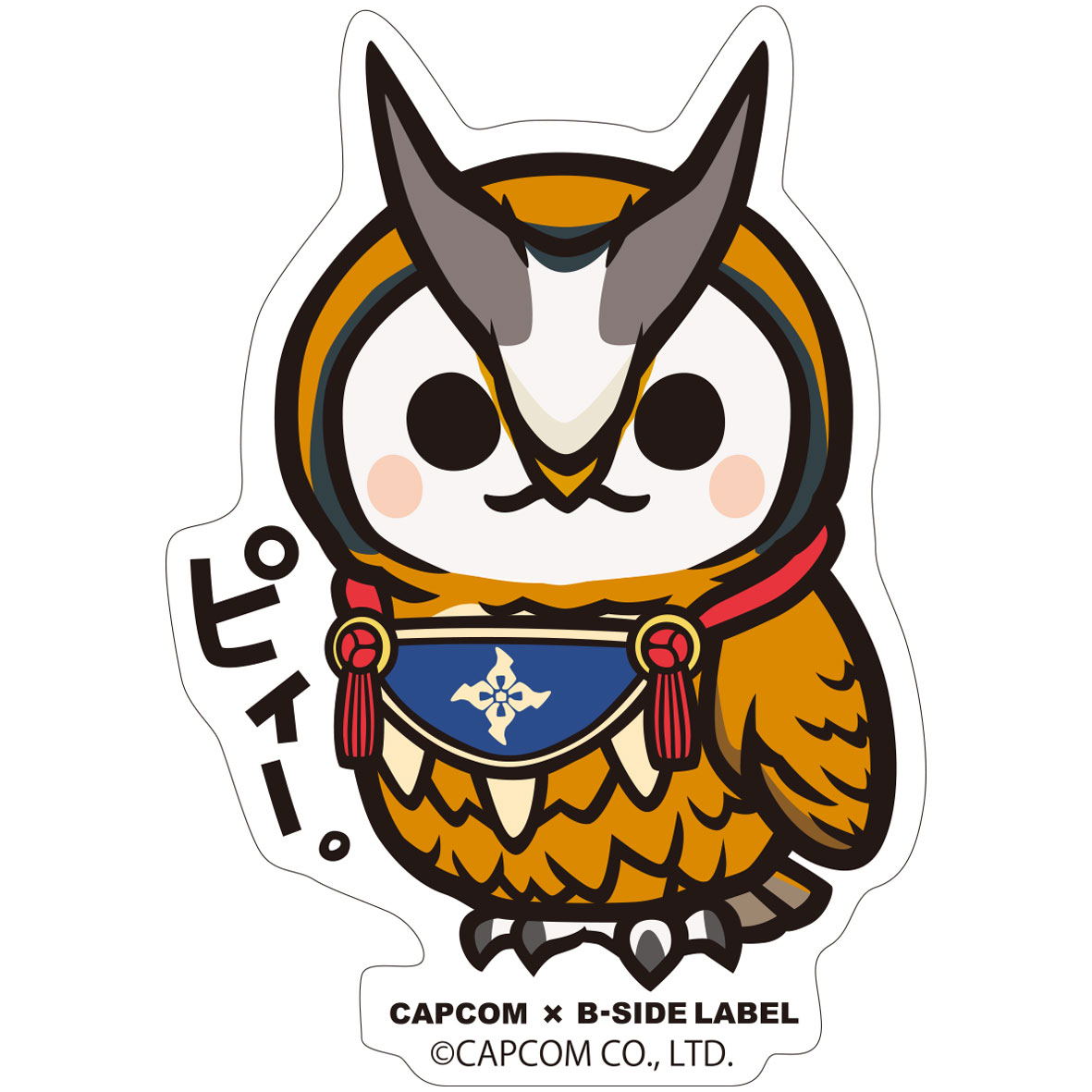 Capcom x B-Side Label Sticker Monster Hunter - Pii (Palico)