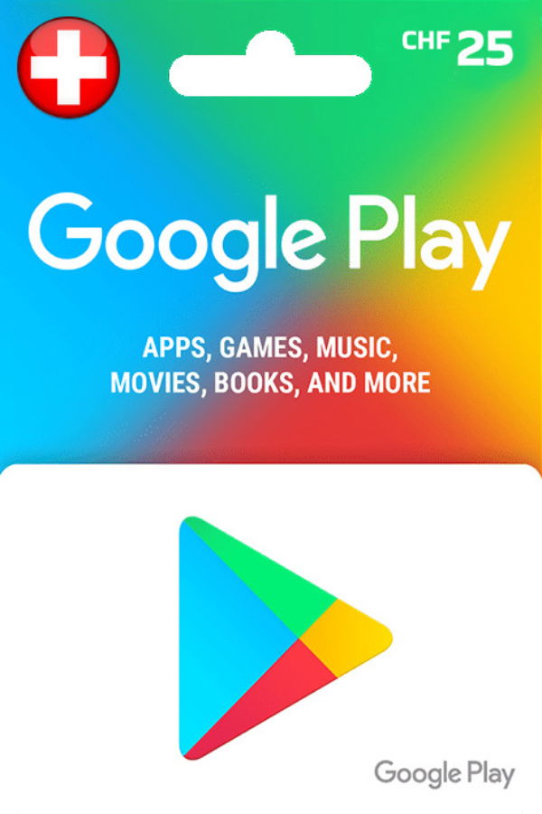 Google Play CHF 25 Gift Card | Switzerland Account digital — Import Game Deal