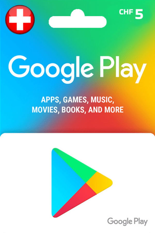 Google Play CHF 5 Gift Card | Switzerland Account digital — Import Game Deal