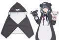 Kuma Kuma Kuma Bear - Towel with Hood thumbnail 1