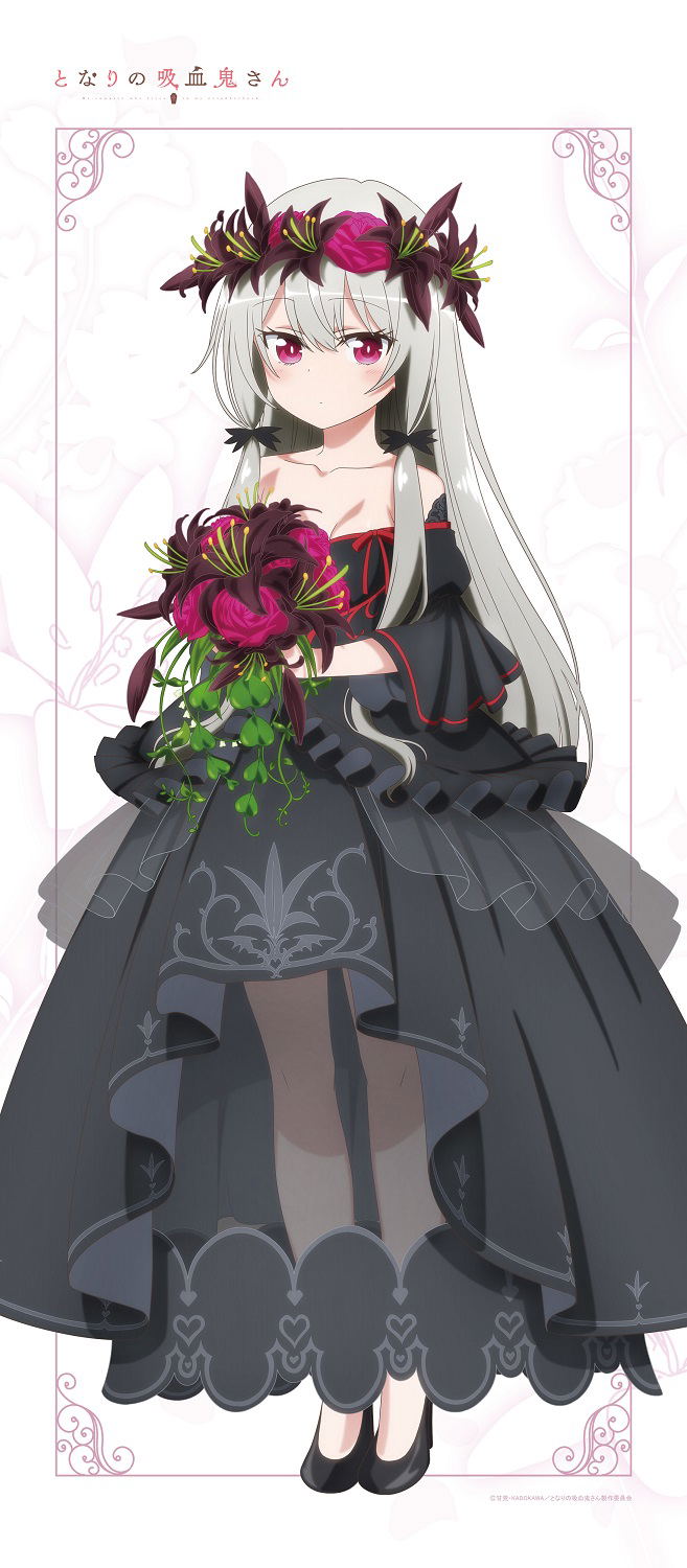 Ms. Vampire Who Lives In My Neighborhood Original Illustration Big Tapestry: Sophie (Dress) image 1