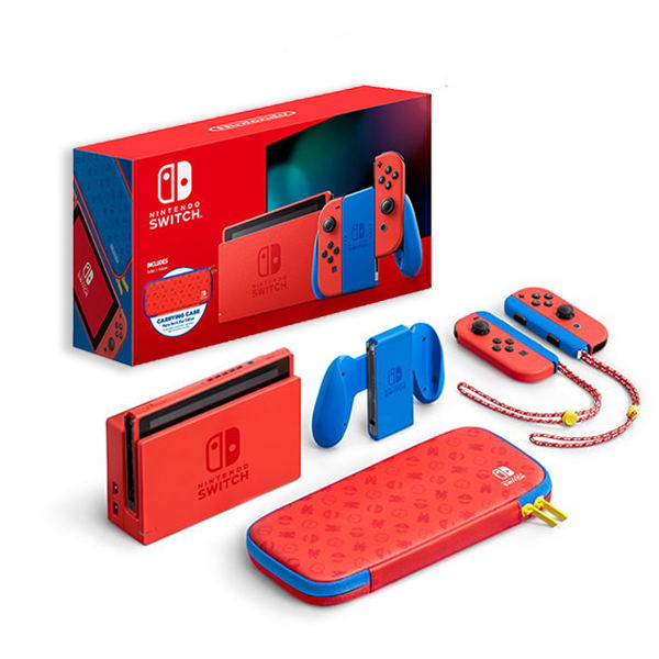 Nintendo Switch Generation 2 [Mario Red & Blue Edition] image 1