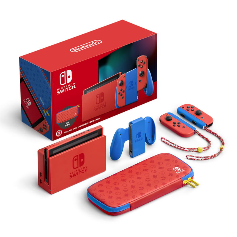 Nintendo Switch (Generation 2) [Mario Red & Blue Edition] image 1