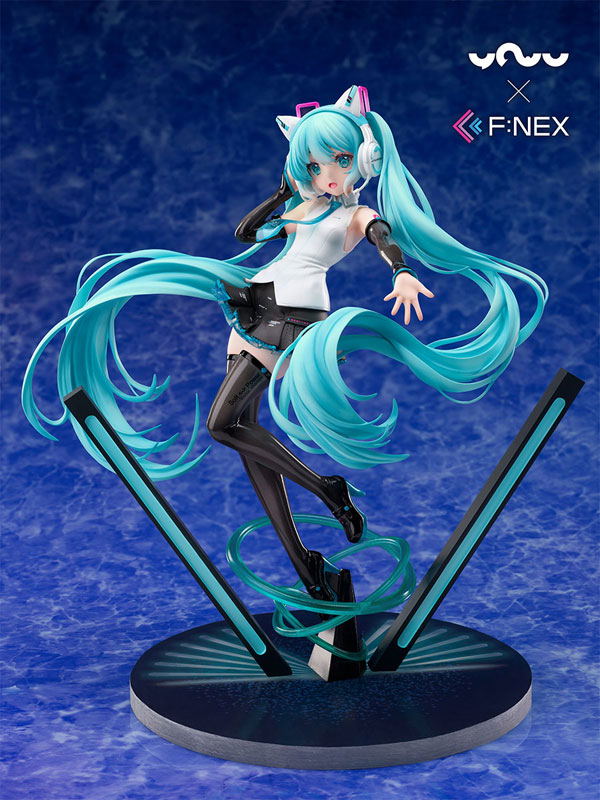 Vocaloid 1/7 Scale Pre-Painted Figure: Hatsune Miku Cat Ear Headphone Ver. image 2