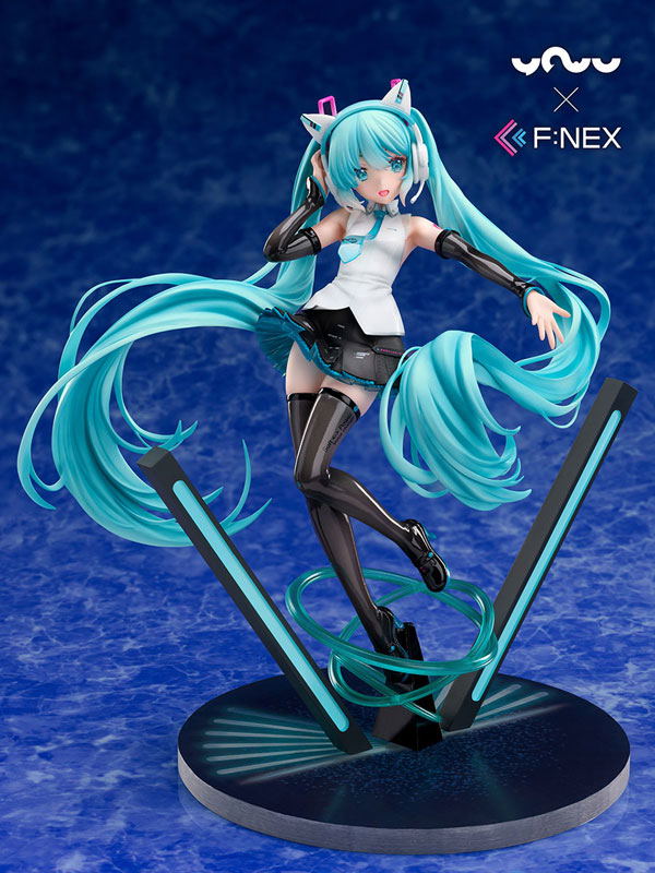 Vocaloid 1/7 Scale Pre-Painted Figure: Hatsune Miku Cat Ear Headphone Ver. image 4