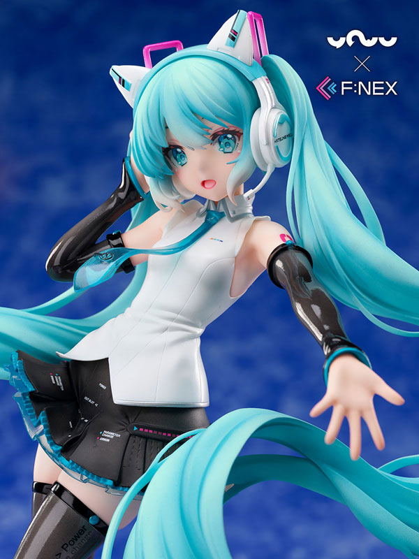 Vocaloid 1/7 Scale Pre-Painted Figure: Hatsune Miku Cat Ear Headphone Ver. image 6