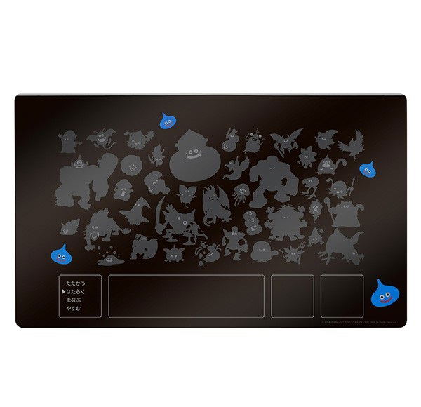 Dragon Quest - Desk Mat with Command Window And Metal Tray Liquid Metal Slime (Set) image 2