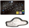 Dragon Quest - Desk Mat with Command Window And Metal Tray Liquid Metal Slime (Set) thumbnail 1