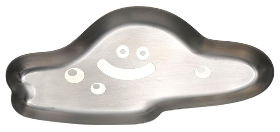 Dragon Quest - You Can Put Pens And Glasses! Metal Tray Liquid Metal Slime (Re-run) Square Enix