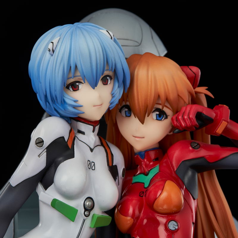 Neon Genesis Evangelion Pre-Painted Figure: Rei & Asuka Twinmore Object image 15