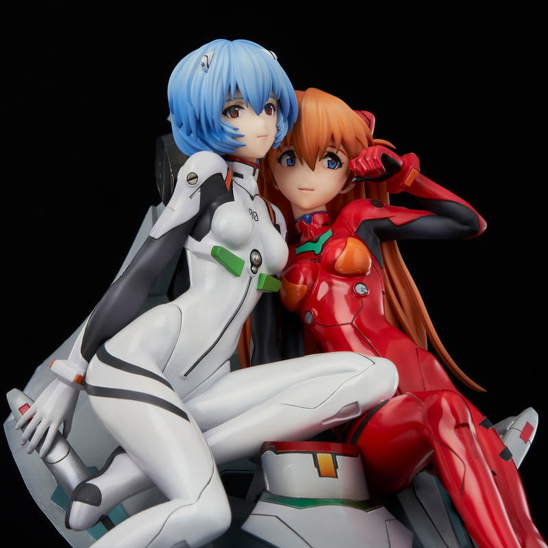 Neon Genesis Evangelion Pre-Painted Figure: Rei & Asuka Twinmore Object image 17