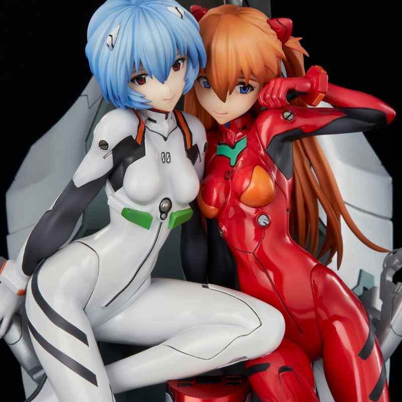 Neon Genesis Evangelion Pre-Painted Figure: Rei & Asuka Twinmore Object image 22