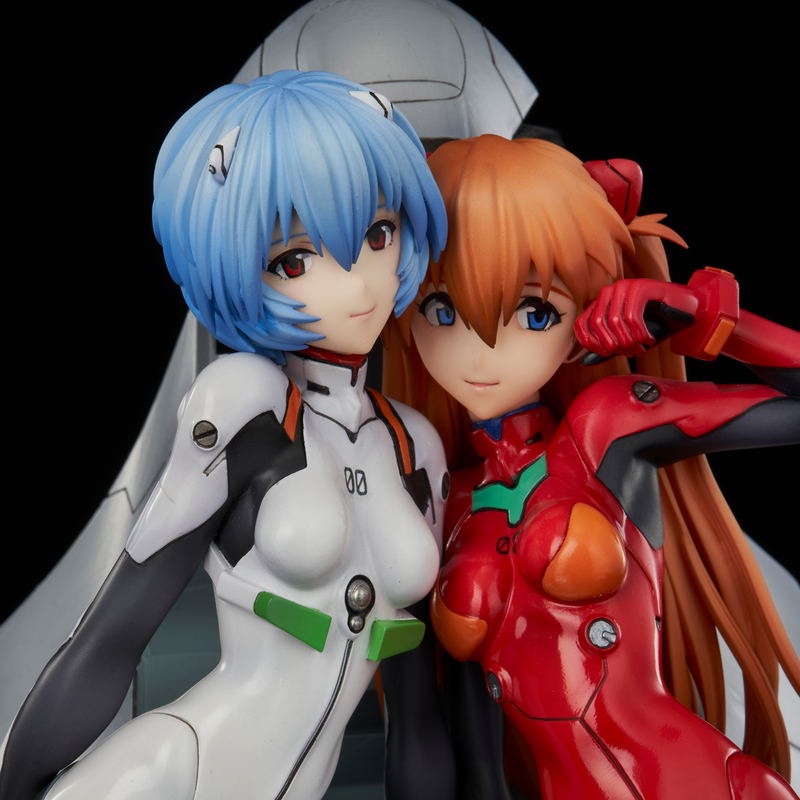 Neon Genesis Evangelion Pre-Painted Figure: Rei & Asuka Twinmore Object image 25