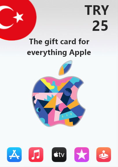 Apple Gift Card 25 TRY | Turkey Account <span class="ext ext_digital">digital</span> image 1