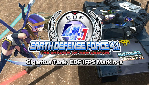 Earth Defense Force 4.1 The Shadow of Despair: Gigantus Tank, EDF IFPS Markings (DLC) DLC STEAM digital — Import Game Deal