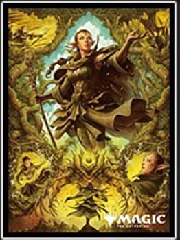 MAGIC: The Gathering Players Card Sleeve: Zendikar Rising Nissa of Shadowed Boughs (MTGS-147) image 1