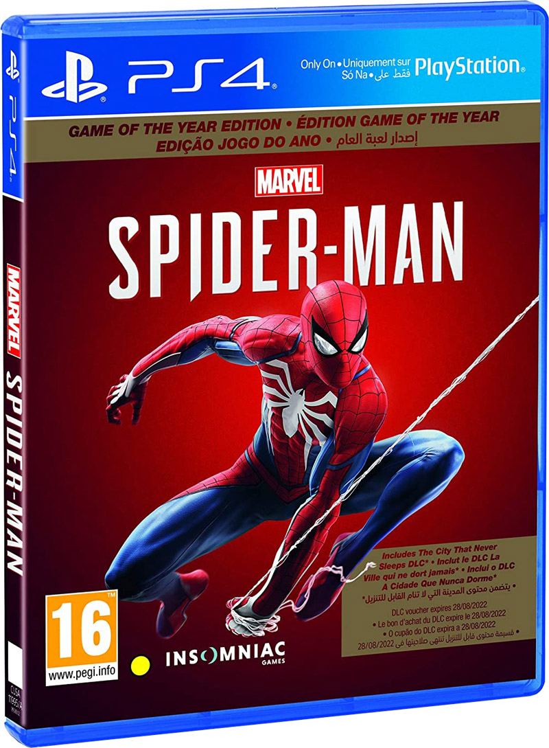 Marvel's Spider-Man - Game of the Year Edition (Arabic Cover) for  PlayStation 4, spider man games ps4 