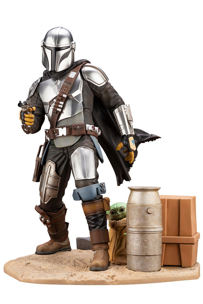 ARTFX The Mandalorian 1/7 Scale Pre-Painted Figure: Mandalorian & The Child image 1