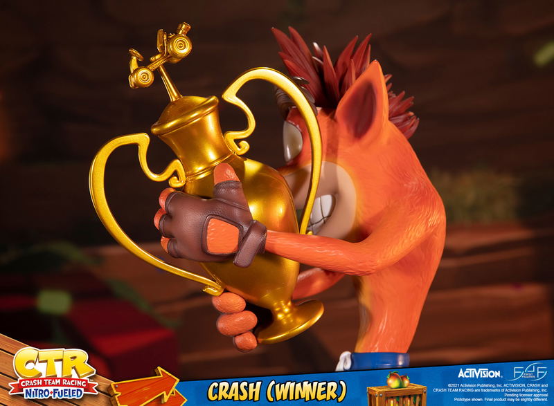 Crash Team Racing Nitro-Fueled Resin Painted Statue: Crash (Winner) [Standard Edition] image 21