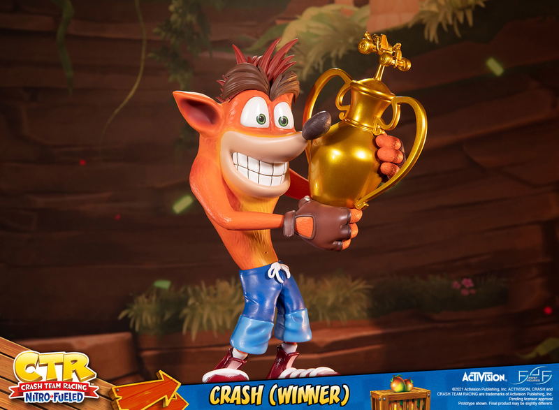 Crash Team Racing Nitro-Fueled Resin Painted Statue: Crash (Winner) [Standard Edition] image 25