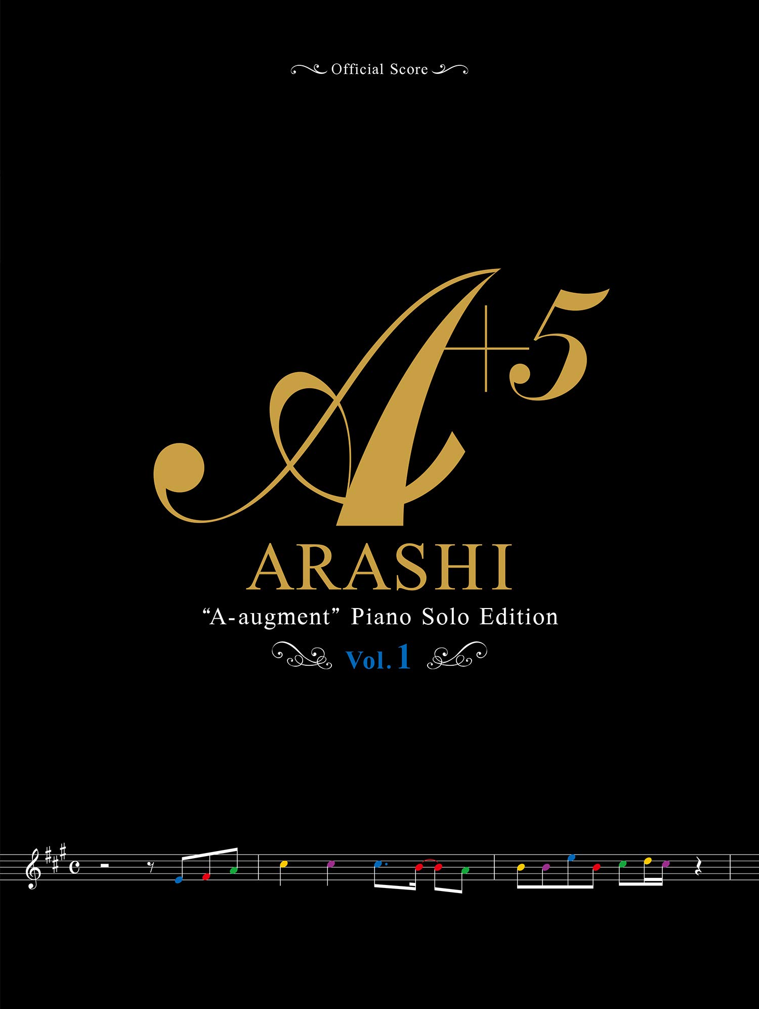 嵐／Ａ＋５ Piano Solo Edition Vol.1〜5 Official Piano Score Arashi: A+5 Piano Solo Edition Vol.1